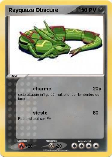 Pokemon Rayquaza Obscure 