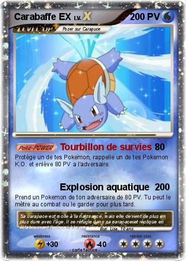 Pokemon Carabaffe EX