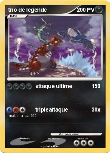 Pokemon trio de legende
