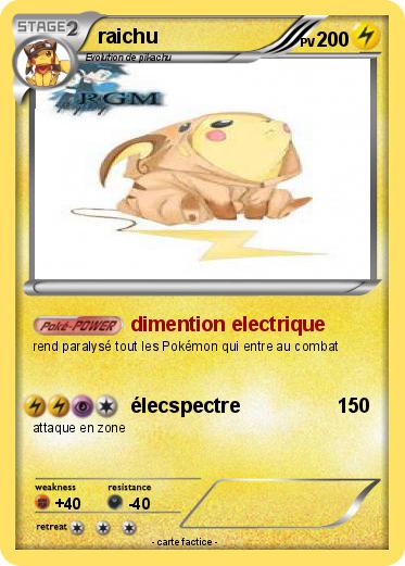 Pokemon raichu