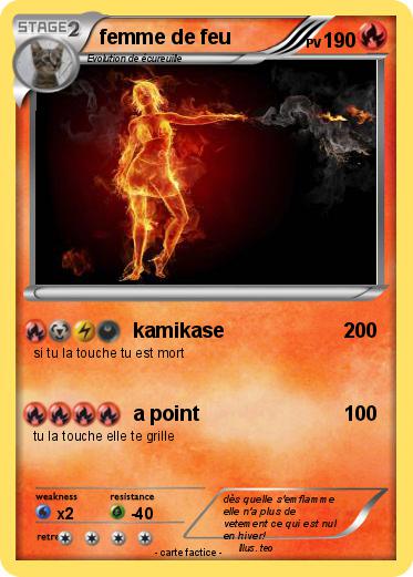 Pokemon femme de feu