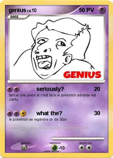 Pokemon genius