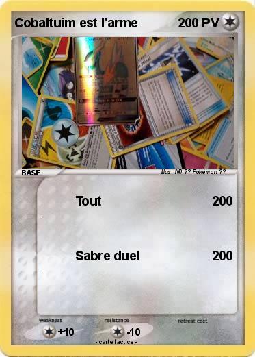 Pokemon Cobaltuim est l'arme