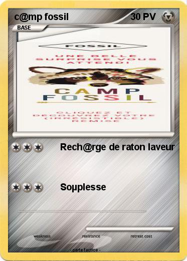 Pokemon c@mp fossil