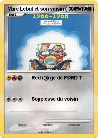 Pokemon Marc Lebut et son voisin ( 1966-1968 )