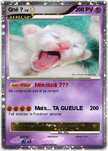 Pokemon Gné ?