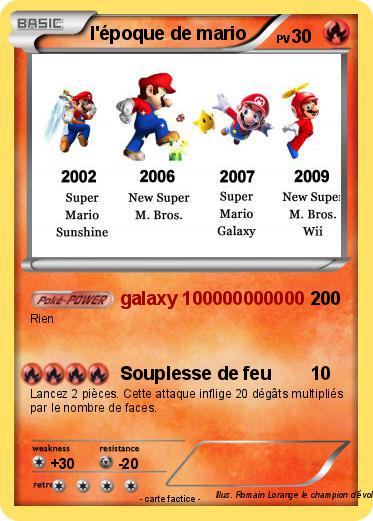 Pokemon l'époque de mario