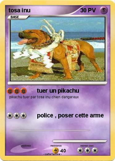 Pokemon tosa inu