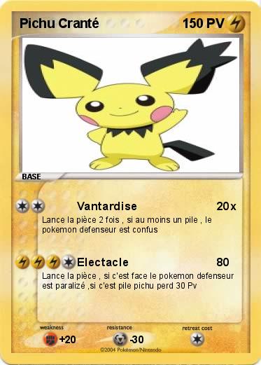 Pokemon Pichu Cranté 