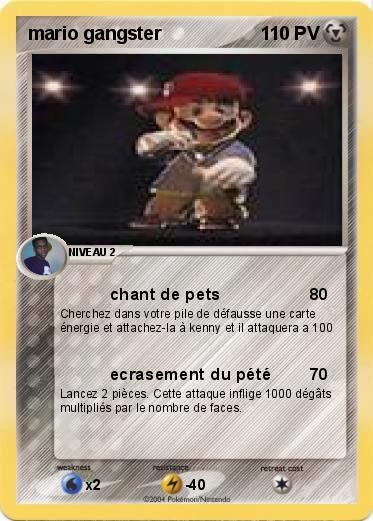 Pokemon mario gangster