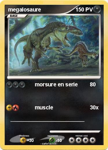 Pokemon megalosaure