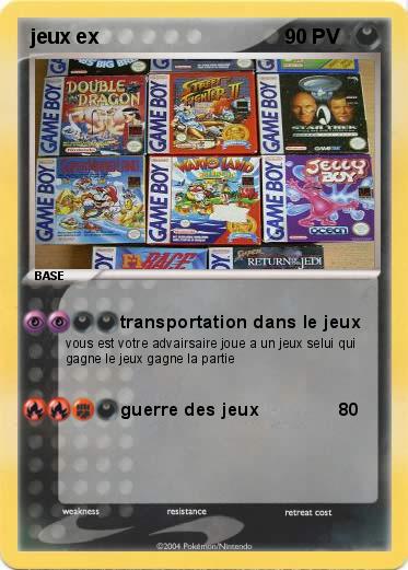 Pokemon jeux ex