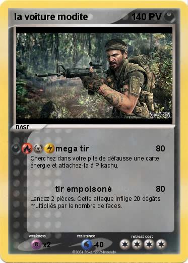 Pokemon la voiture modite