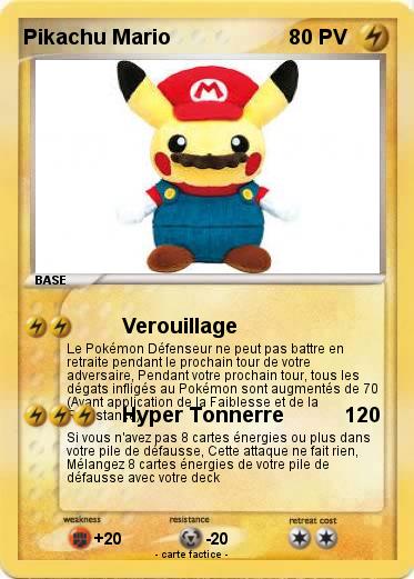 Pokemon Pikachu Mario