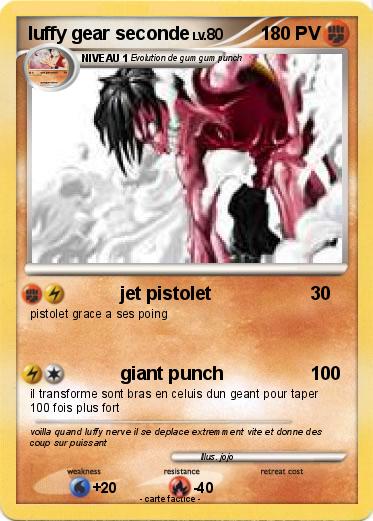 Pokemon luffy gear seconde
