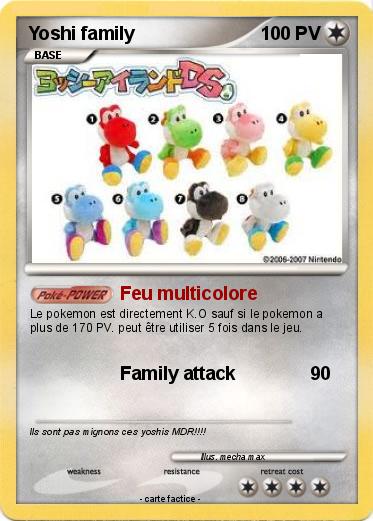 Pokemon Yoshi family