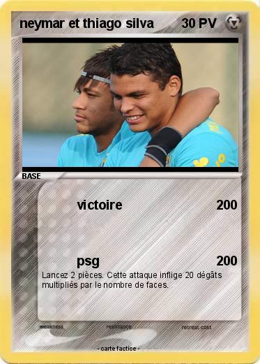 Pokemon neymar et thiago silva