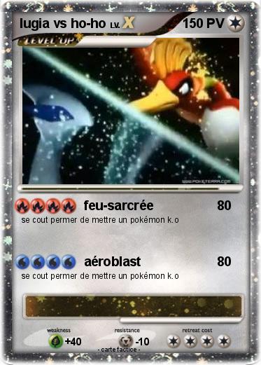 Pokemon lugia vs ho-ho