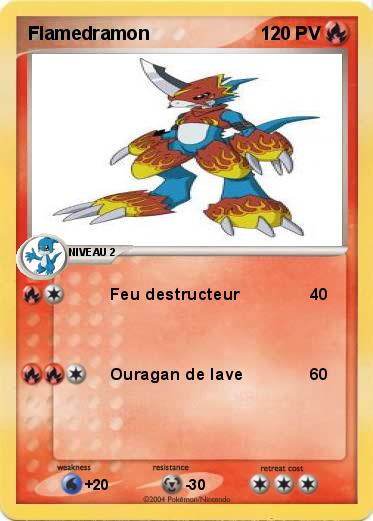 Pokemon Flamedramon