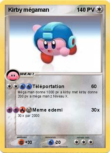 Pokemon Kirby mégaman