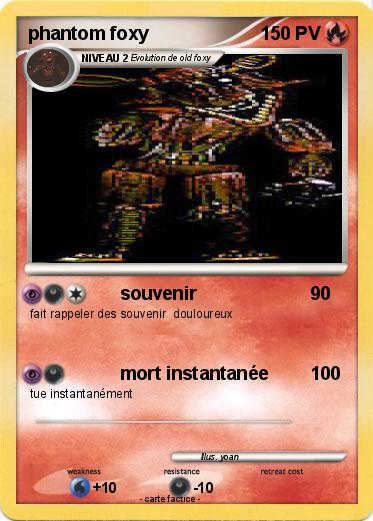 Pokemon phantom foxy