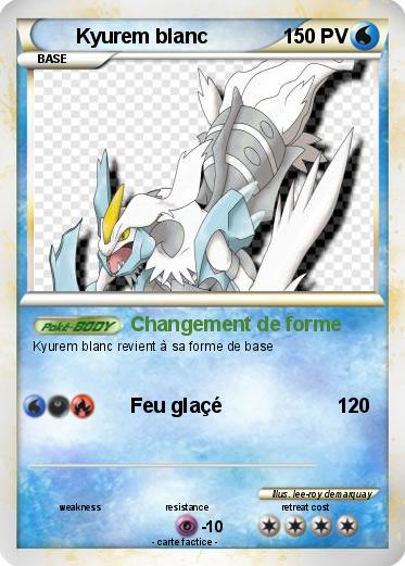 Pokemon Kyurem blanc