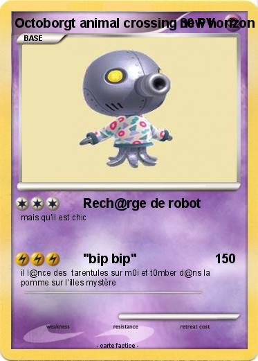 Pokemon Octoborgt animal crossing new horizon