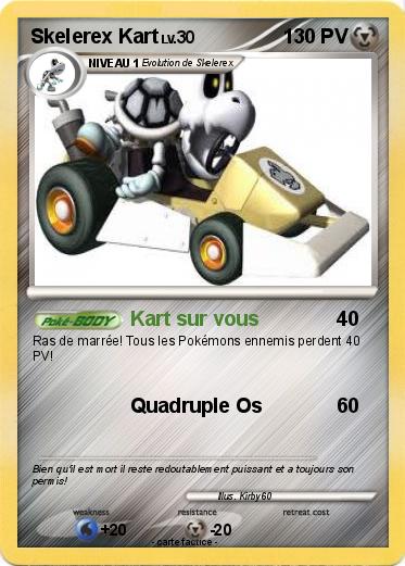 Pokemon Skelerex Kart
