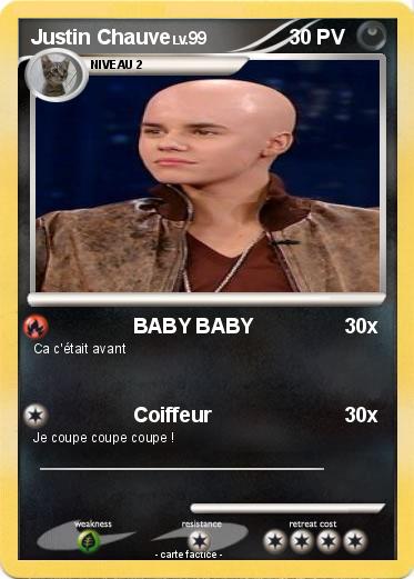 Pokemon Justin Chauve