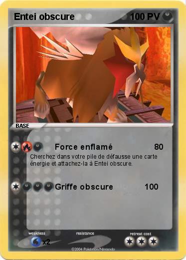 Pokemon Entei obscure
