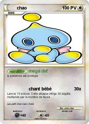 Pokemon chao