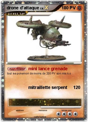 Pokemon drone d'attaque