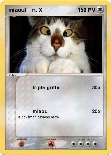 Pokemon miaout    n. X