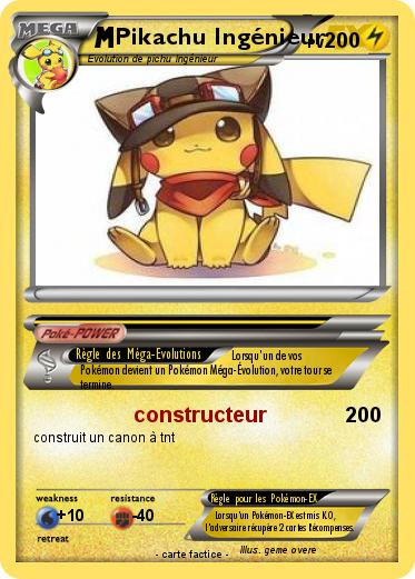 Pokemon Pikachu Ingénieur
