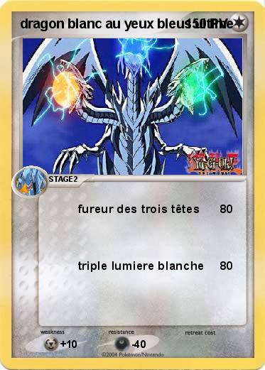 Pokemon dragon blanc au yeux bleus ultime