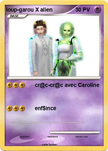 Pokemon loup-garou X alien