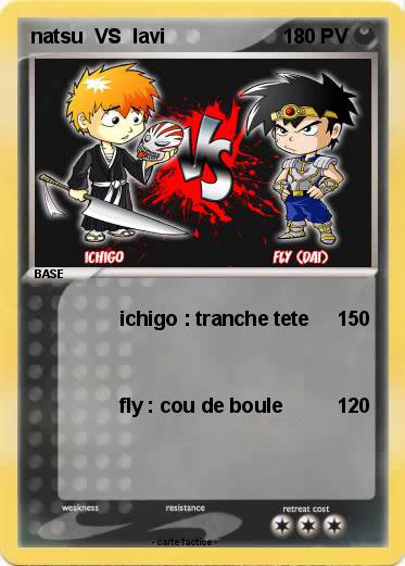 Pokemon natsu  VS  lavi