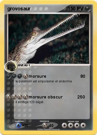 Pokemon grovosaur