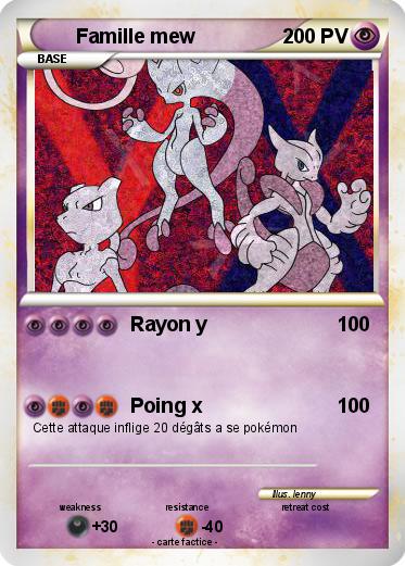 Pokemon Famille mew