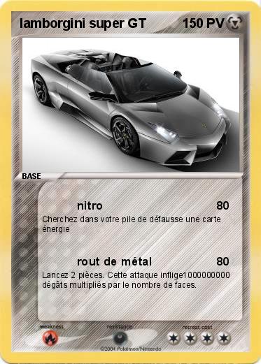 Pokemon lamborgini super GT