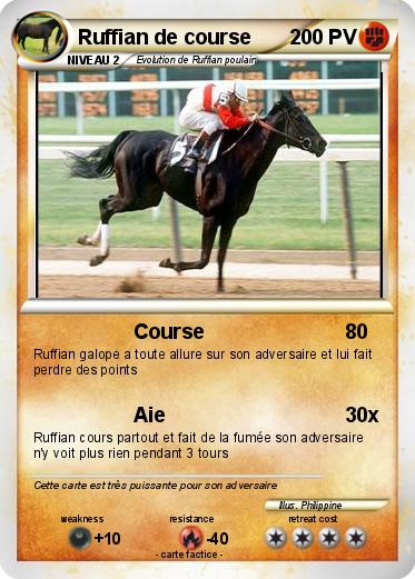 Pokemon Ruffian de course