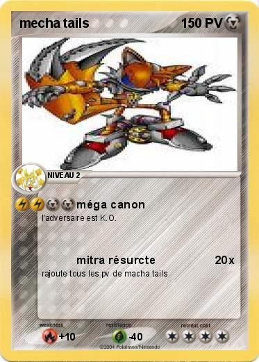 Pokemon mecha tails