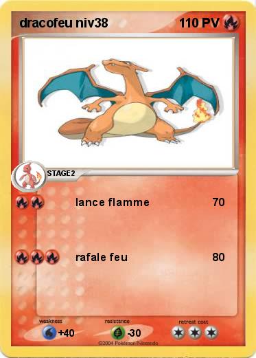 Pokemon dracofeu niv38