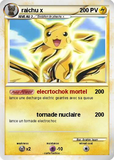 Pokemon raichu x