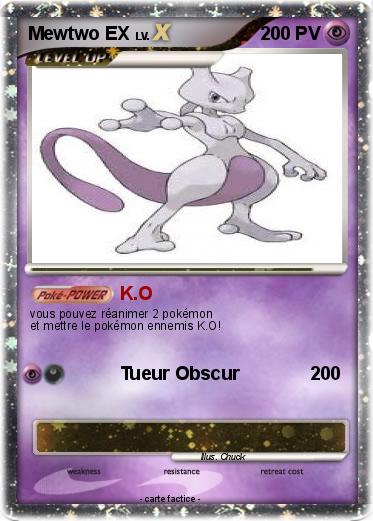Pokemon Mewtwo EX