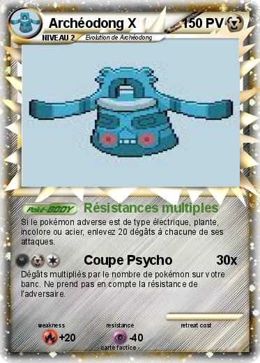 Pokemon Archéodong X