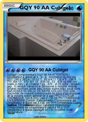 Pokemon GQY 90 AA Cubigel