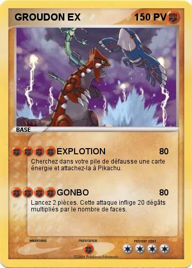 Pokemon GROUDON EX 