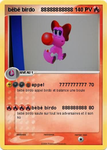 Pokemon bébé birdo    88888888888