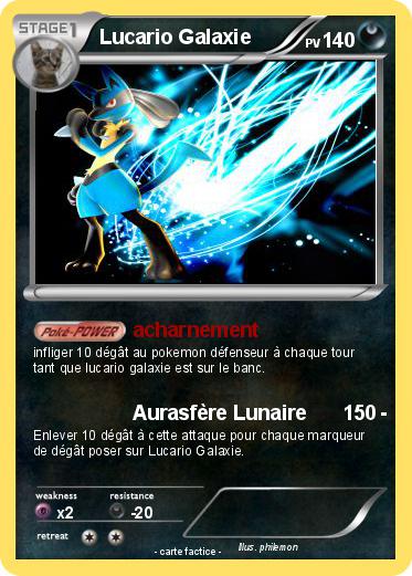 Pokemon Lucario Galaxie